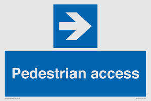 Pedestrian access